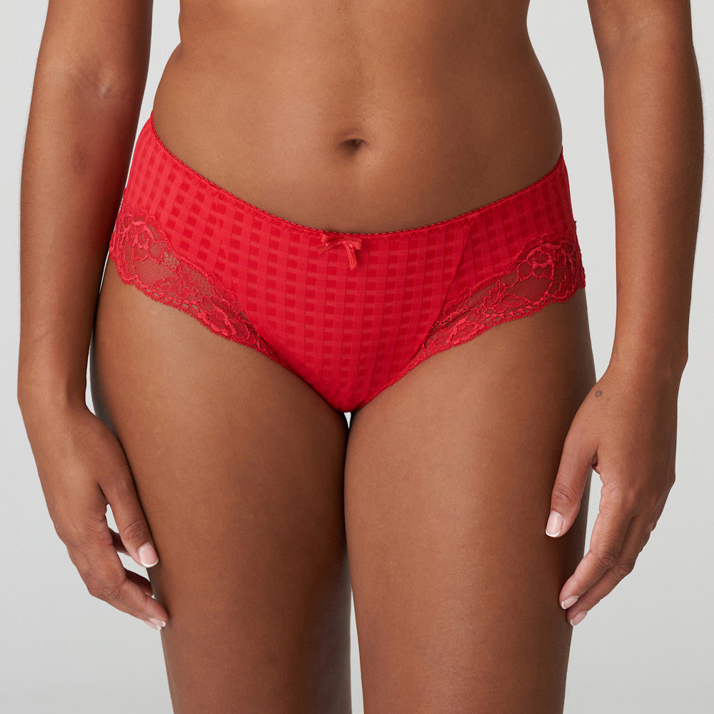 Shorty Hotpants Madison Confortable - Rouge Scarlet Élégance Et Discrétion -N°288