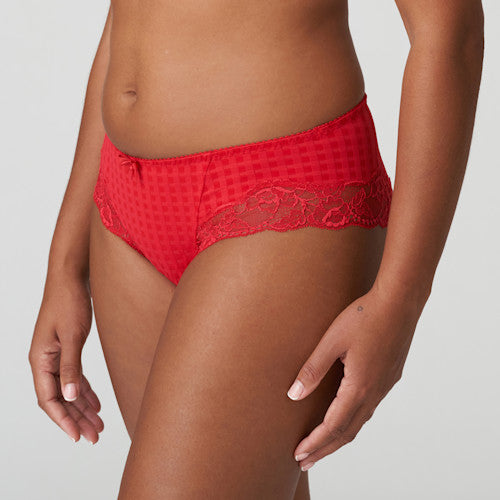 Shorty Hotpants Madison Confortable - Rouge Scarlet Élégance Et Discrétion -N°288
