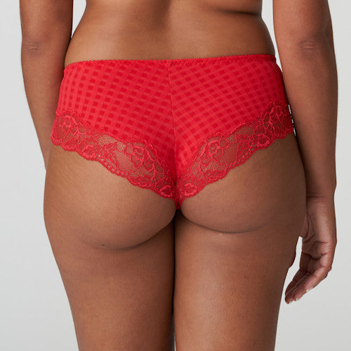 Shorty Hotpants Madison Confortable - Rouge Scarlet Élégance Et Discrétion -N°288