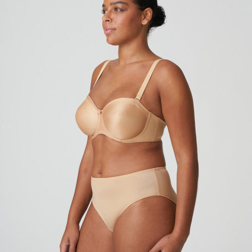 Slip Taille Haute Cognac Satin - Élégance et Confort Sculptant
-N°271